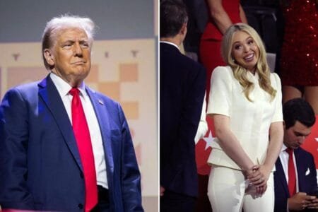 rump announced his daughter Tiffany is pregnant