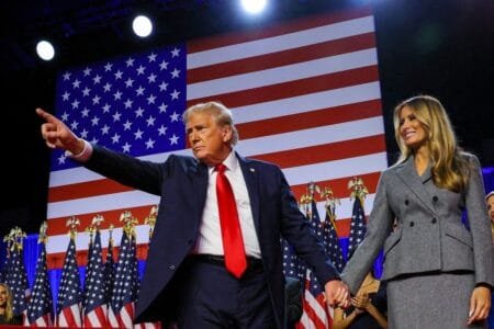 The President-elect finished with 312 electoral votes. Getty Images