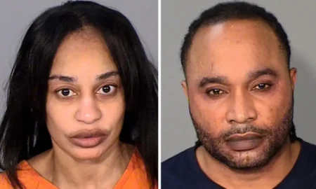 Akwele Lawes Richards 45 and Jadion Richards 44 were each charged with organized retail theft