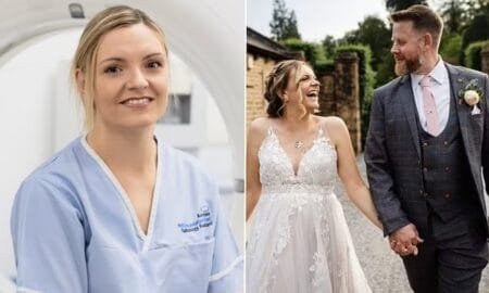 Charlotte married husband Dave after they met during her suicide attempt (Image: Georgie Beck Photography / SWNS)