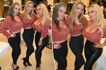 Coco Austin twinned with her mom and sister on Wednesday