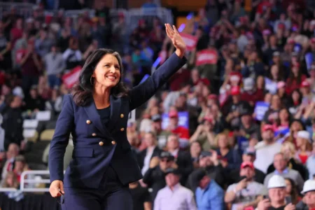 Former Hawaii Rep Tulsi Gabbard is angling to become defense secretary in President elect Donald Trumps cabinet The Post has learned