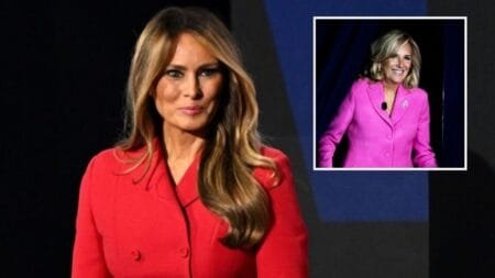 Melania Trump and Jill Biden - M10news