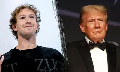 Meta CEO Mark Zuckerberg, left, visited Presidenr-elect Trump's Florida estate, Mar-a-Lago, on Wednesday. (Getty Images / Getty Images)