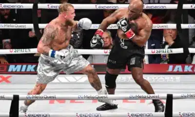 Mike Tyson failed to land a single punch in two of the eight rounds