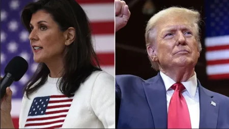 Nikki Haley wrote a supportive op-ed about President Trump two days before Election Day. (Justin Sullivan/Win McNamee)