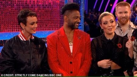 Strictlys Amy Dowden 34 broke down in tears as she watched JB Gill 37 and her replacement Lauren Oakley 33 get a near perfect score on Saturday night