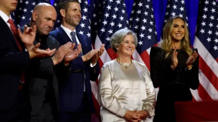 Susie Wiles at Donald Trumps election night event