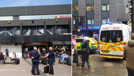 The Metropolitan Police deployed multiple teams to the scene in central London