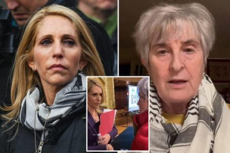 The protester confronted Dana Bash left inside a synagogue