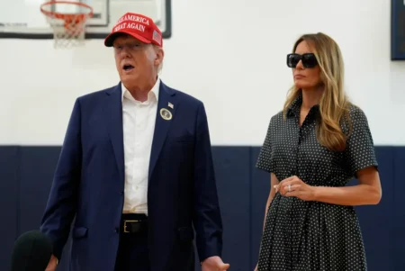 Trump speaks after voting
