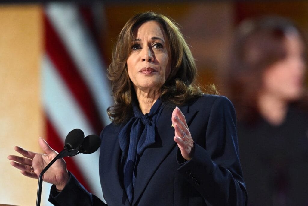 harris confronted changes her policy