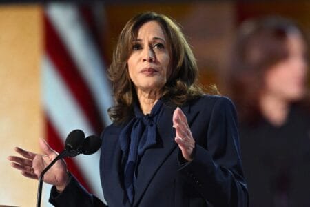 harris confronted changes her policy