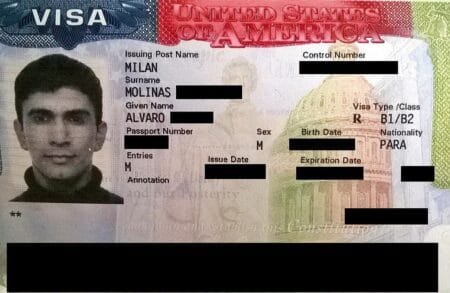 Stock images for Canadian visas.