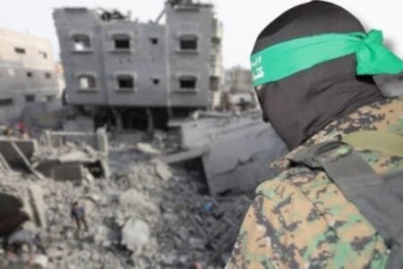 Illustrative image of a Hamas terroristphoto credit Canva Hamas Military WingHandout via REUTERS REUTERSRamadan Abed