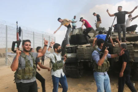Hamas mounted an unprecedented assault on the Jewish State on Oct 7 crossing the border and attacking Israeli military bases communities and the Nova music festival