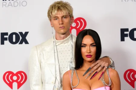 Megan Fox and Machine Gun Kelly at the 2021 iHeartRadio Music Awards