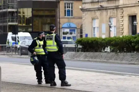 Police at The Royal Hotel on Ferensway Hull