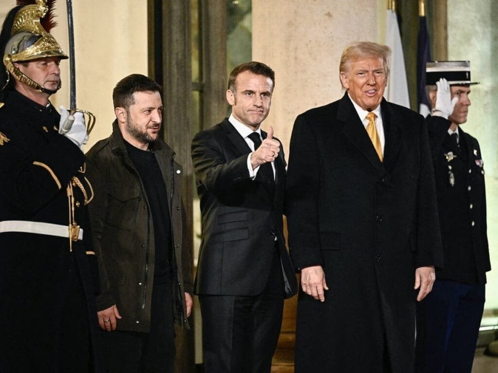 Trump Macron and Zealand Getty Images |M10News