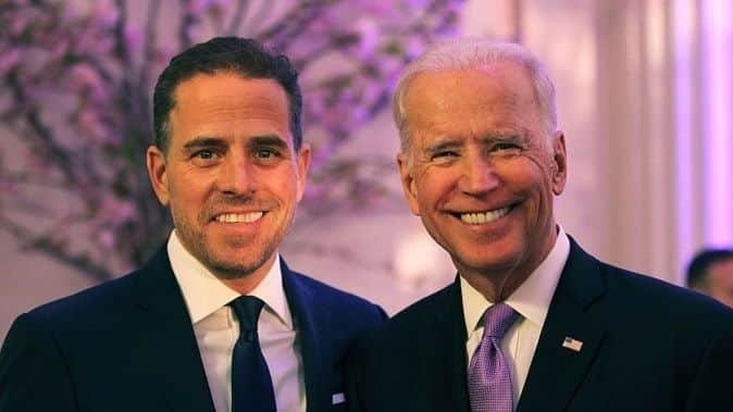 US President Joe Biden and his son Hunter Biden Photo Getty Images