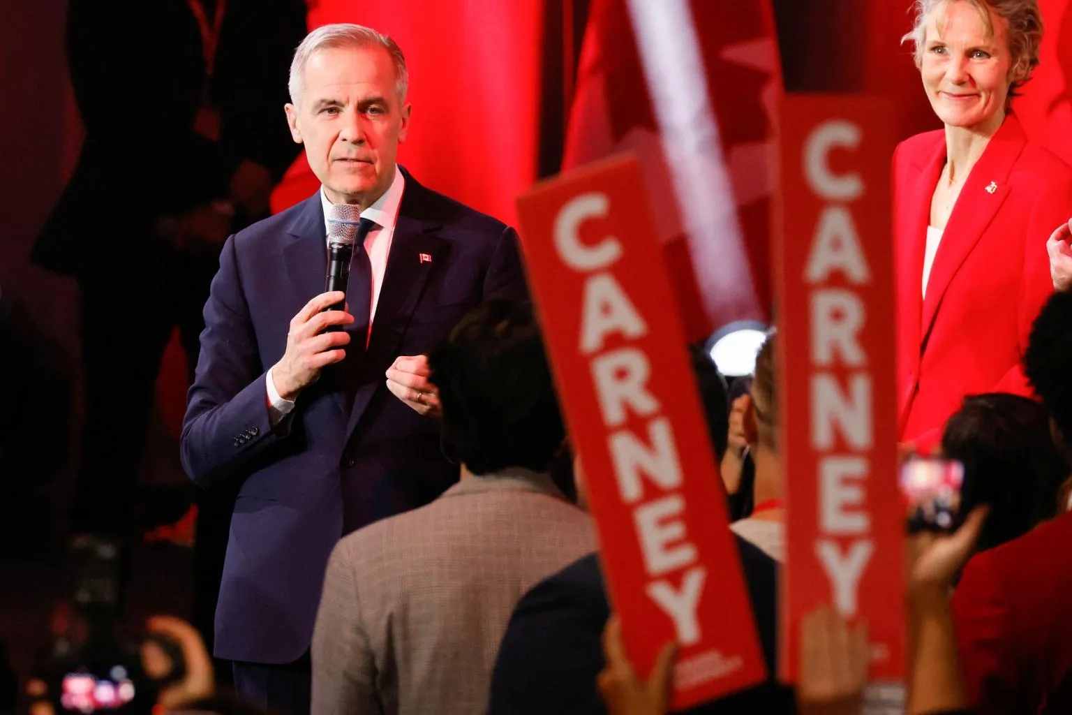 Mark Carney was named Justin Trudeau’s successor on Sunday.REUTERS