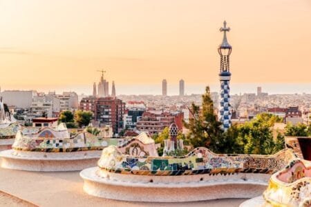 The Spanish city of Barcelona has banned gas-powered patio heaters (Picture: Getty)