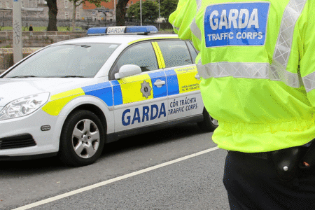 Garda checkpoint. File photo