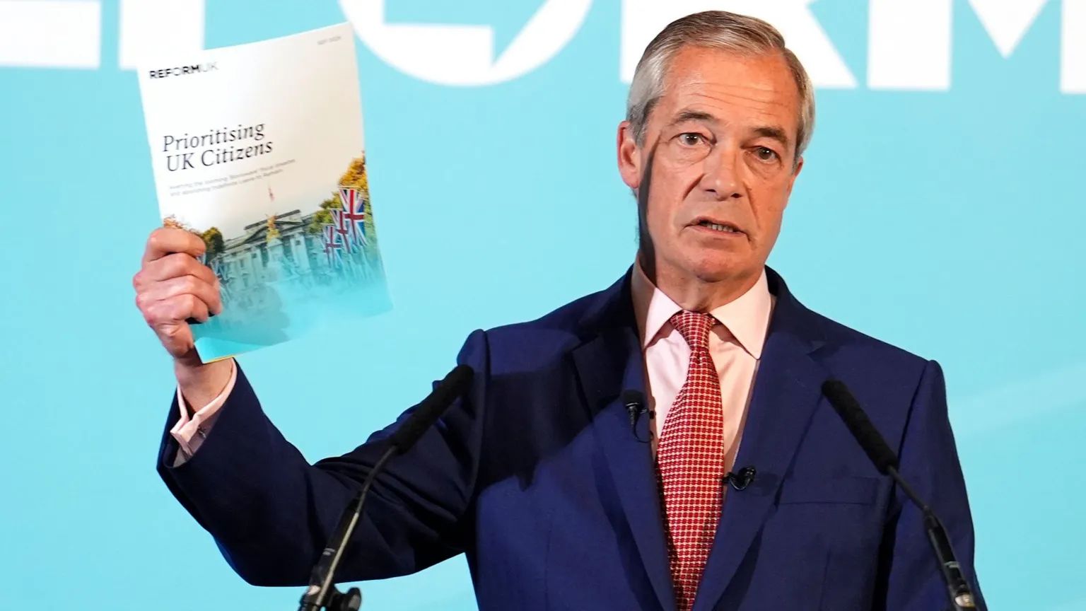 Reform UK plans to scrap permanent settlement for migrants under new policy Reform UK Leader Nigel Farage