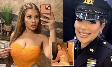NYPD detective Melissa Mercado is facing backlash for appearing in a music video in nothing but a G-string.WORLDSTARHIPHOP/YouTube
