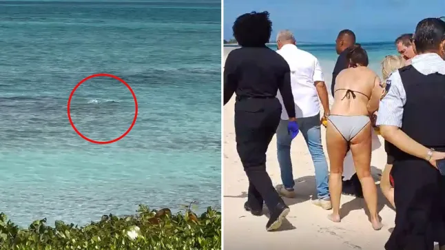 Canadian tourist Nathalie Ross was attacked by a shark in the Turks and Caicos Islands