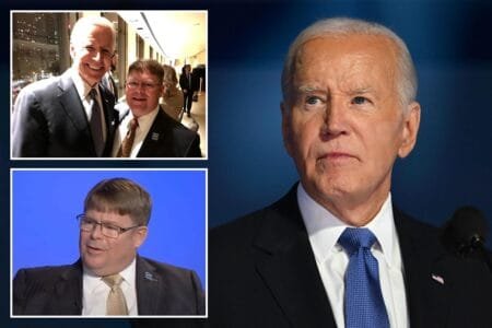 Former President Joe Biden Dr Kevin OConnor and Rep Ronny Jackson R Texas Getty Images