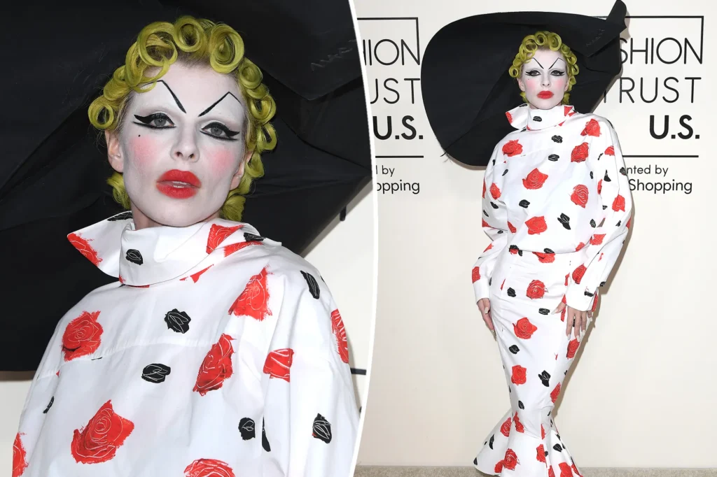 Julia Fox went full clowncore with her look for the Fashion Trust Awards 2025: FilmMagic