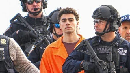Luigi Mangione has pleaded not guilty to New York state charges of murder as an act of terrorism and weapons offenses