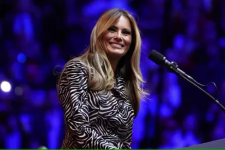 Melania Trump will have an executive producer credit on the movie. Photo: Julia Demaree Nikhinson/Associated Press