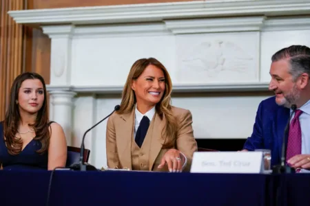 The first lady praised lawmakers for drafting a bipartisan solution to the deepfake porn issue