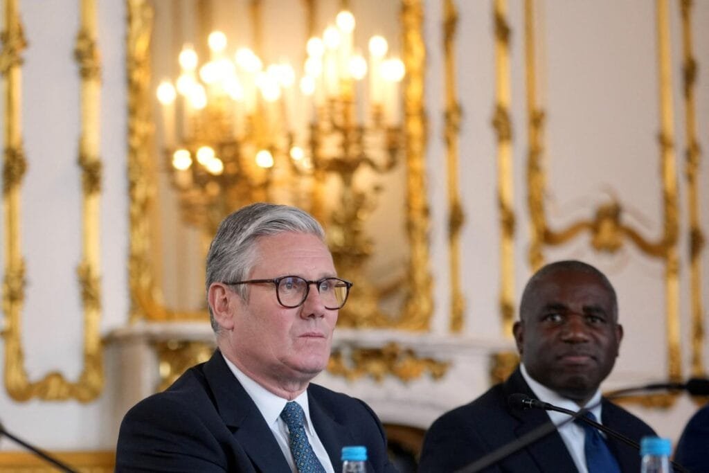 UK Prime Minister Keir Starmer said he was horrified by military escalation in Gaza.via REUTERS