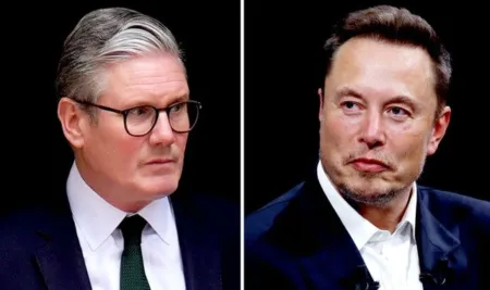 Elon Musk, Sir Keir Starmer: Getty Images|M10News