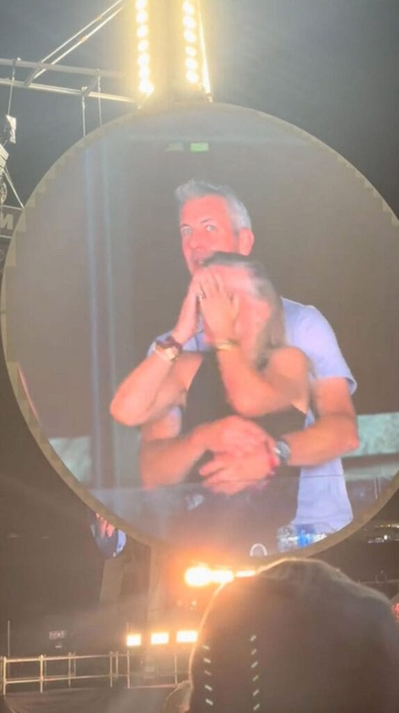 Andy Byron and his chief HR exec, Kristin Cabot, were caught having an alleged affair live on the kiss cam at a Coldplay concert. Grace Springer via Storyful