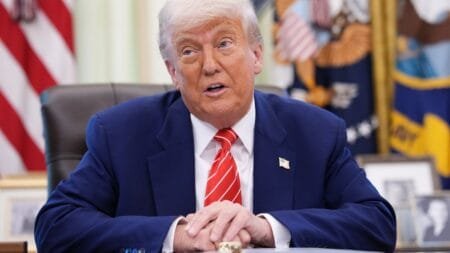 US president Donald Trump: Getty Images