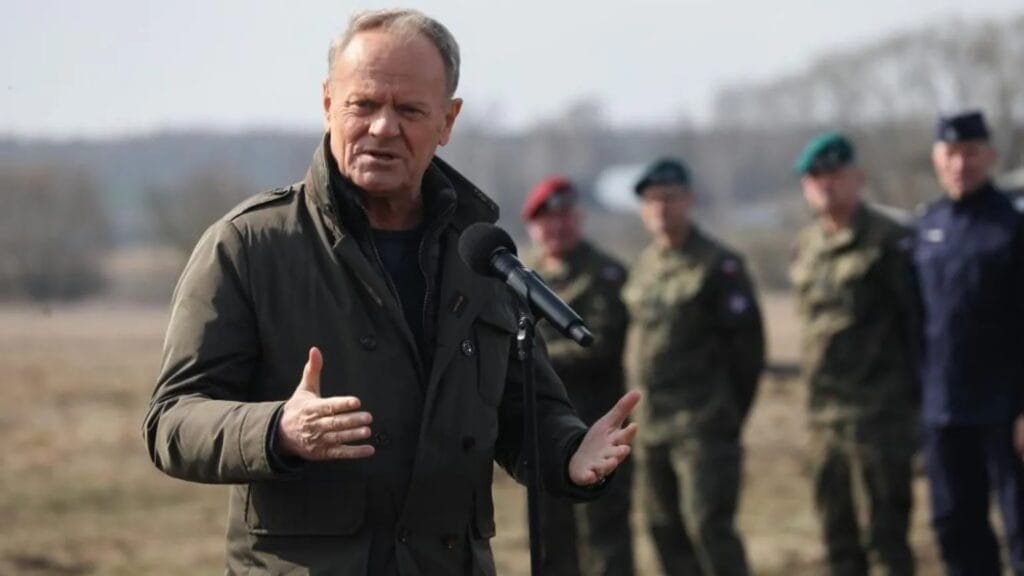 Poland's Prime Minister Donald Tusk visited the Poland-Belarus border on Saturday
