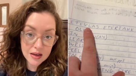 Woman: TikTok has been stunned by predictions of an imminent world end (Picture: TikTok)