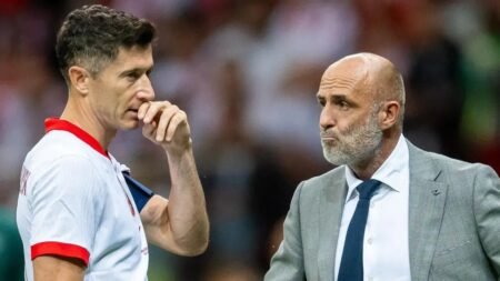 Lewandowski had been Poland captain since 2014