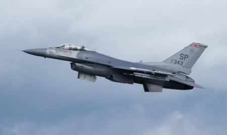 A US Air Force F-16 fighter jet.dpa/picture alliance via Getty Images