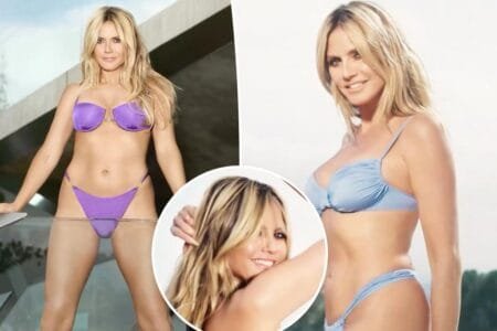 Heidi Klum showed off her figure in a purple bikini to celebrate her 52nd birthday.heidiklum/Instagram
