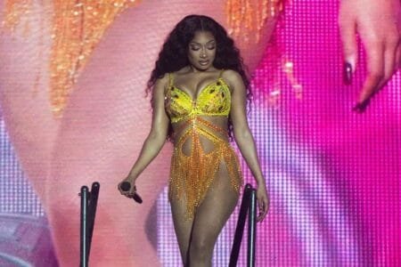 Megan Thee Stallion performs at Bonnaroo in Manchester, Tenn., Sunday, June 16, 2024. © Nicole Hester / The Tennessean / USA TODAY NETWORK via Imagn Images