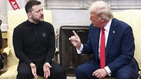 President Donald Trump and Ukrainian President Volodymyr Zelensky: Getty Images