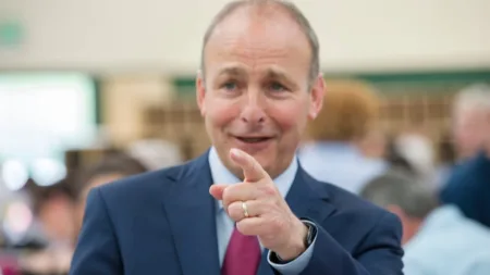 Micheál Martin is set to become taoiseach after Fianna Fáil emerged as the largest party at the general election. Photo: PA