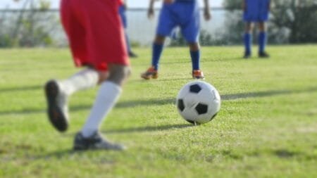 A 14-year-old footballer has died while playing in a match in France