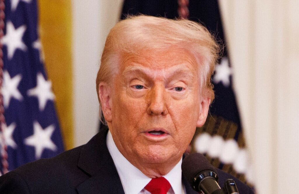 Trump described the tariff rate as "very modest" and said the measure could lead to "tremendous growth" for the US car industry. Alamy Stock Photo