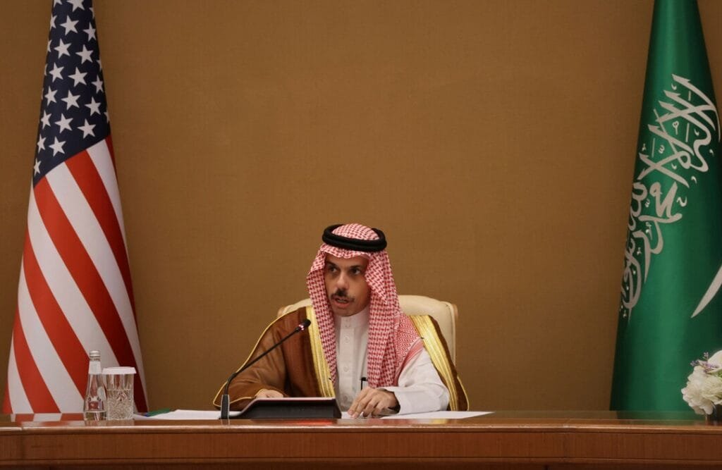 Saudi Foreign Minister Prince Faisal bin Farhan Alamy Stock Photo
